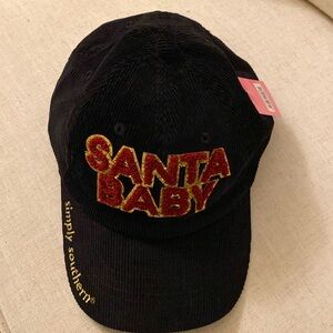 Simply Southern “Santa Baby” Corderoy Baseball Cap